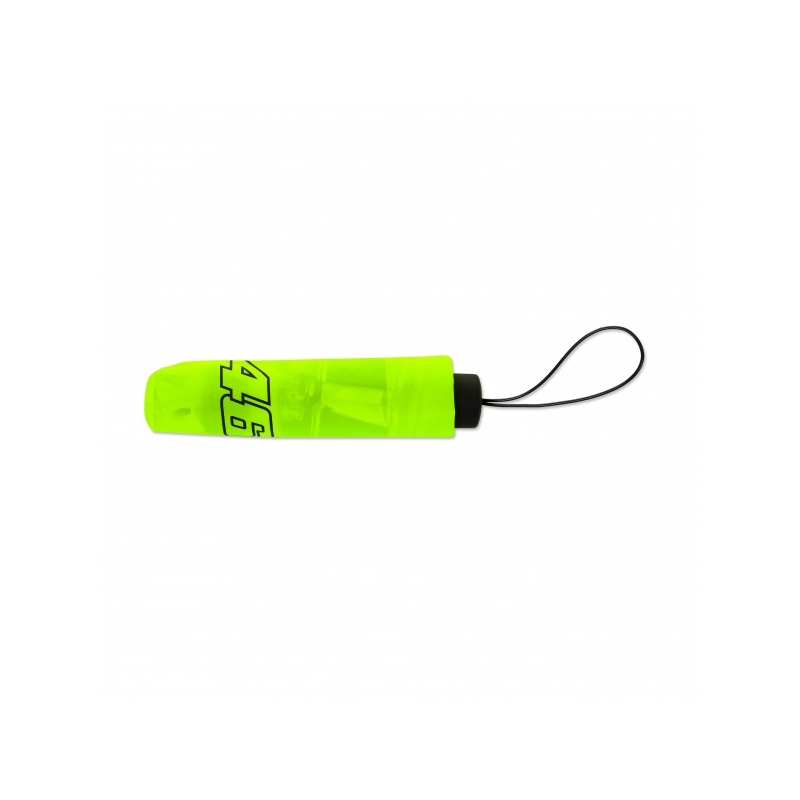 Faltbarer Regenschirm VR46 Valentino Rossi Doctor schwarz-fluo gelb