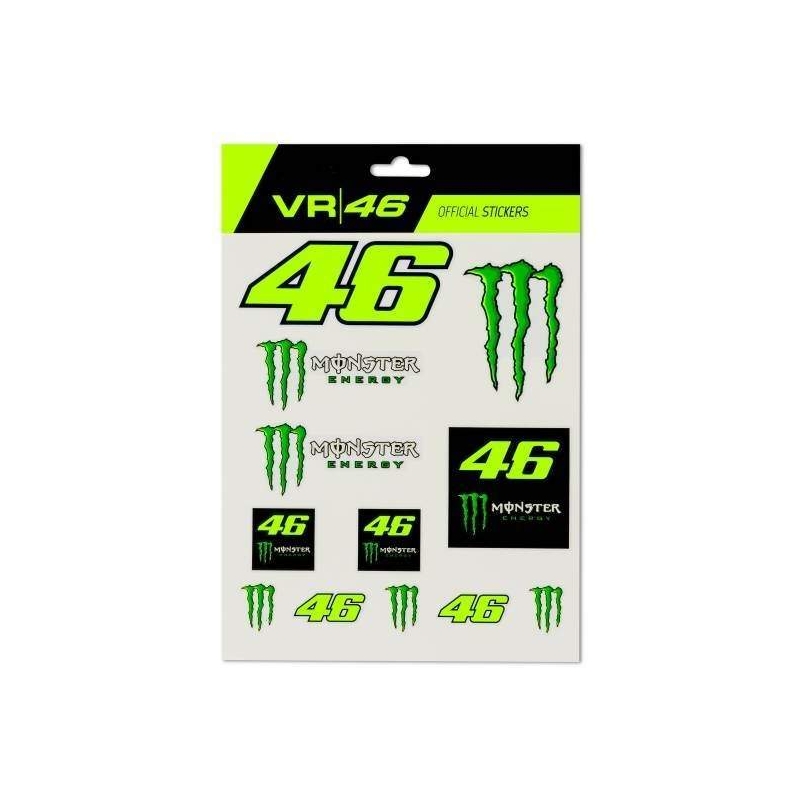 VR46 Valentino Rossi Monster Aufkleberset