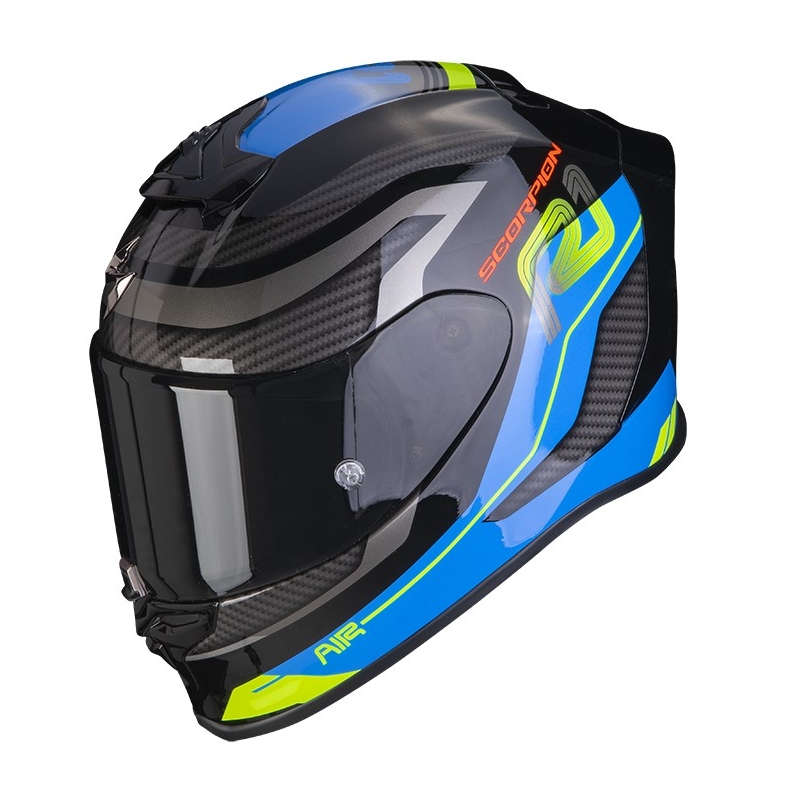 Integral-Motorradhelm SCORPION EXO-R1 AIR VATIS schwarz-blau