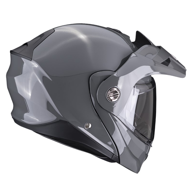 Motorradhelm SCORPION ADX-2, einfarbig zementgrau