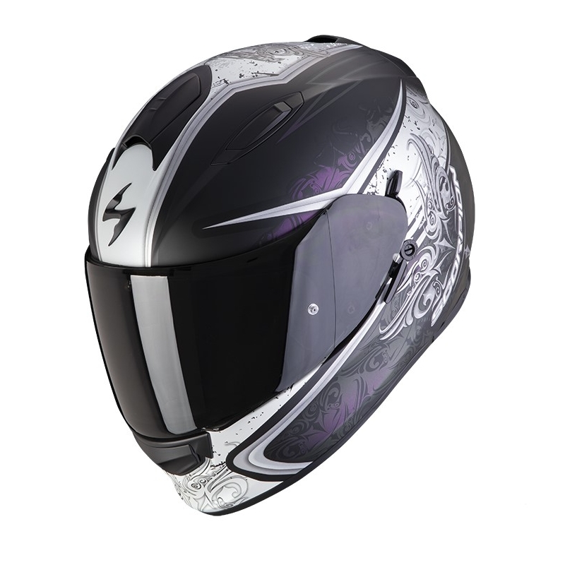 Integral-Motorradhelm SCORPION EXO-491 RUN mattschwarz chamäleon