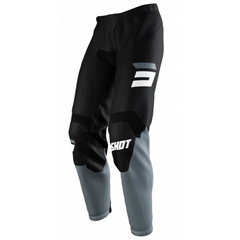 Motocross-Hose Shot Raw Burst Grau und Schwarz Ausverkauf