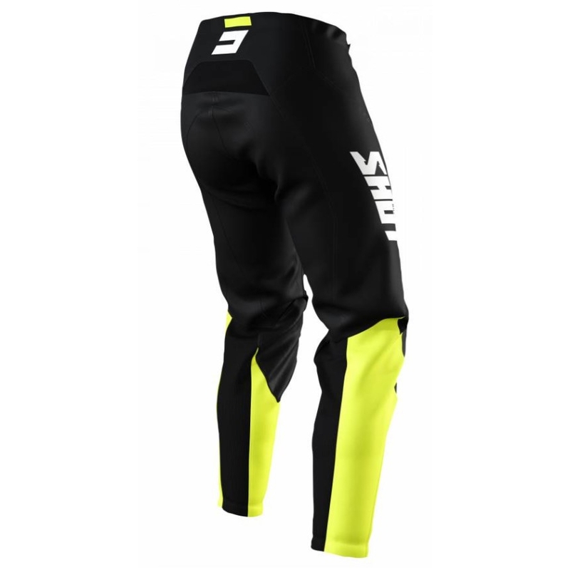 Motocross Hose Shot Raw Burst schwarz-fluo gelb Ausverkauf