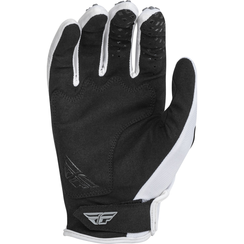 Motocross-Handschuhe FLY Racing Kinetic 2022 grau und weiß