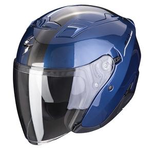 Offener Helm Scorpion EXO-230 SR dunkelblau-weiß