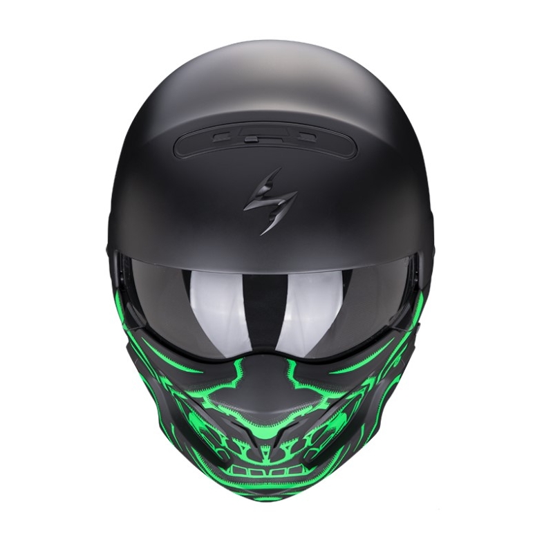Helm Skorpion EXO-COMBAT EVO Samurai schwarz-grün