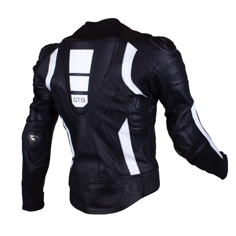 Men's Street Racer GT6 schwarz-weiß Jacke Ausverkauf