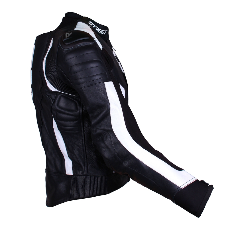 Men's Street Racer GT6 schwarz-weiß Jacke Ausverkauf