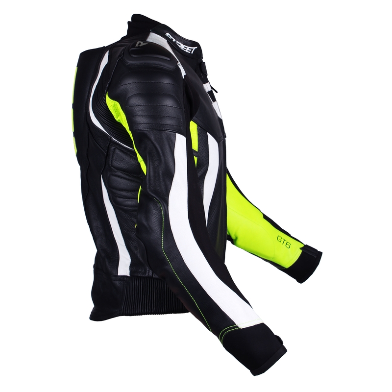Men's Street Racer GT6 Jacke schwarz-weiß-fluo gelb Ausverkauf