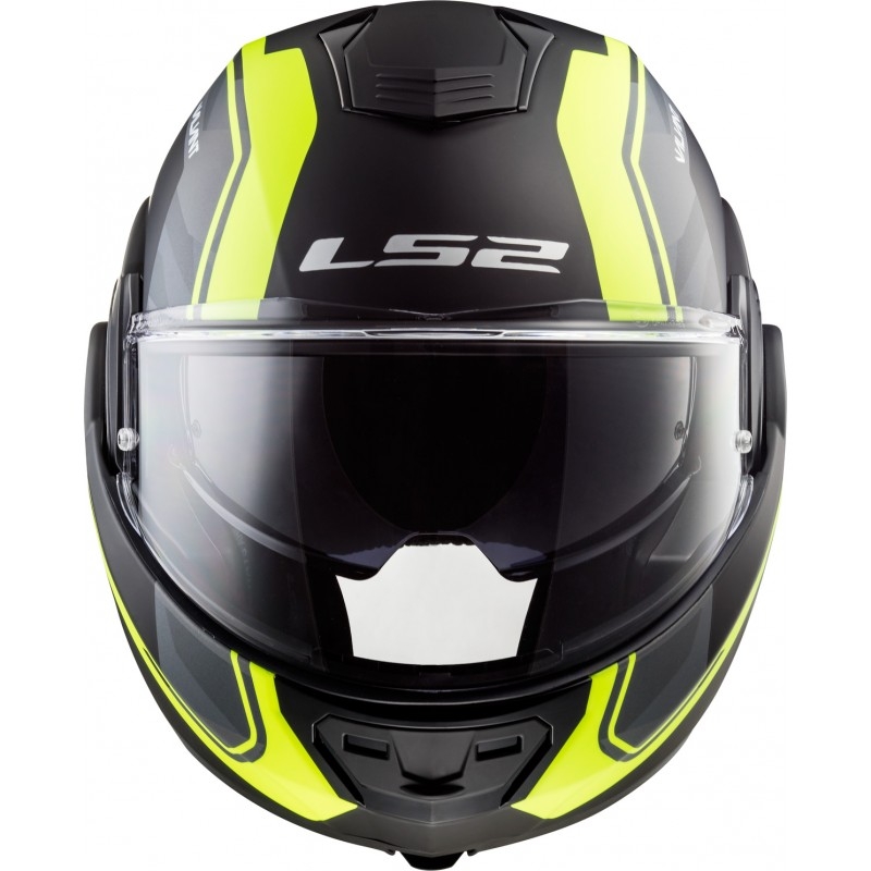 Klapphelm LS2 FF399 Valiant Line schwarz-fluo gelb - II. Qualität