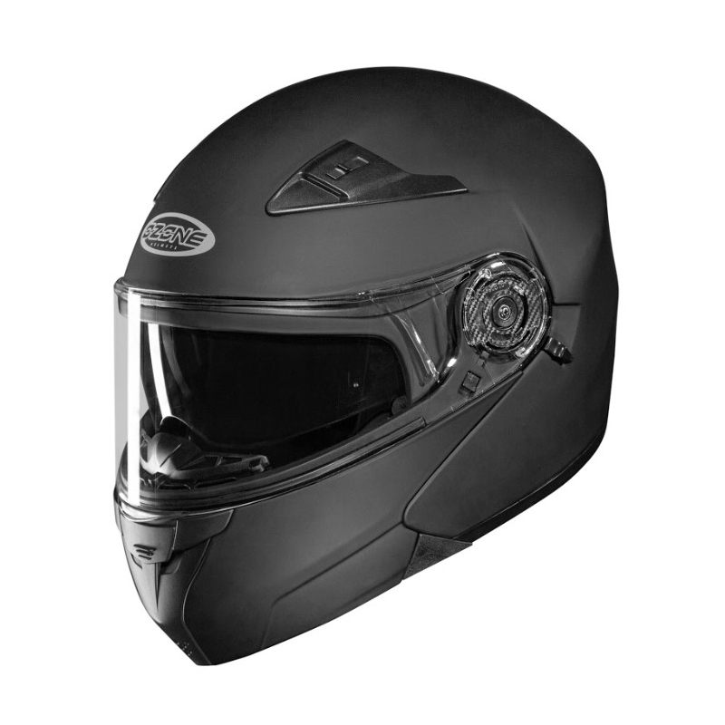 Klappbarer Motorradhelm Ozone Wind schwarz matt - Klasse II