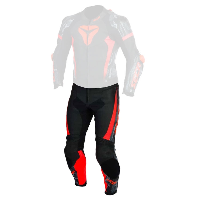 Herrenhose SECA SRS II schwarz-fluorrot Ausverkauf