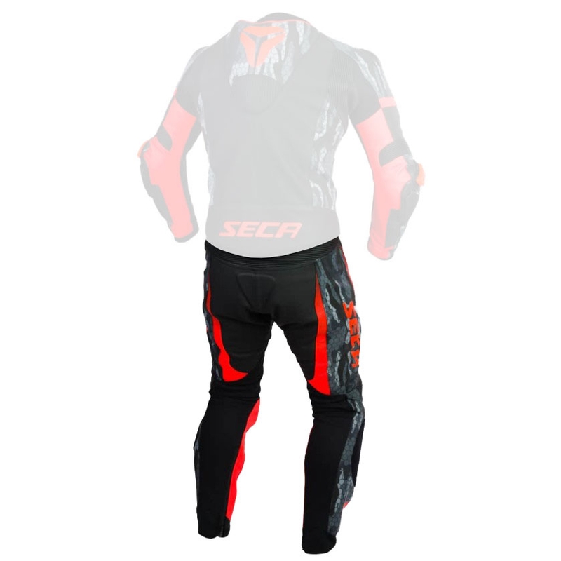 Herrenhose SECA SRS II schwarz-fluorrot Ausverkauf