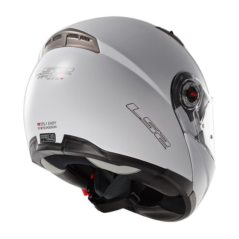 LS2 EASY weiß tip-up Motorradhelm Ausverkauf