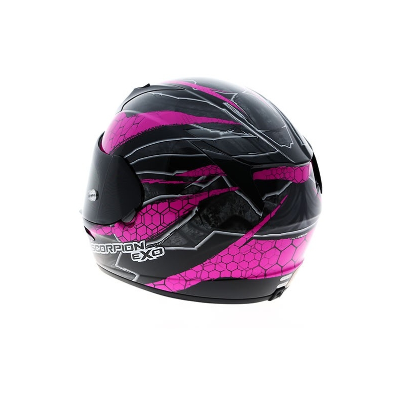 Moto Integralhelm Scorpion EXO-410 Rad schwarz-rosa