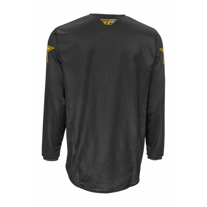 Motocross Trikot FLY Racing Kinetic Rockstar 2022 schwarz