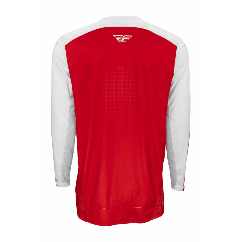 Motocross Trikot FLY Racing Lite 2022 rot und weiß