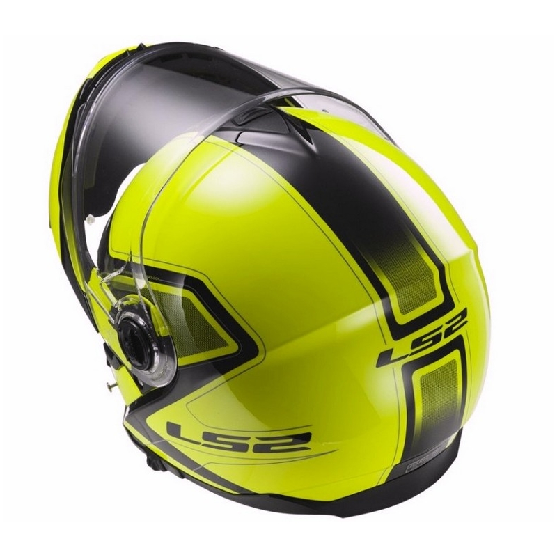 Klappbarer Motorradhelm LS2 FF325 Strobe Civik Hi-Vis