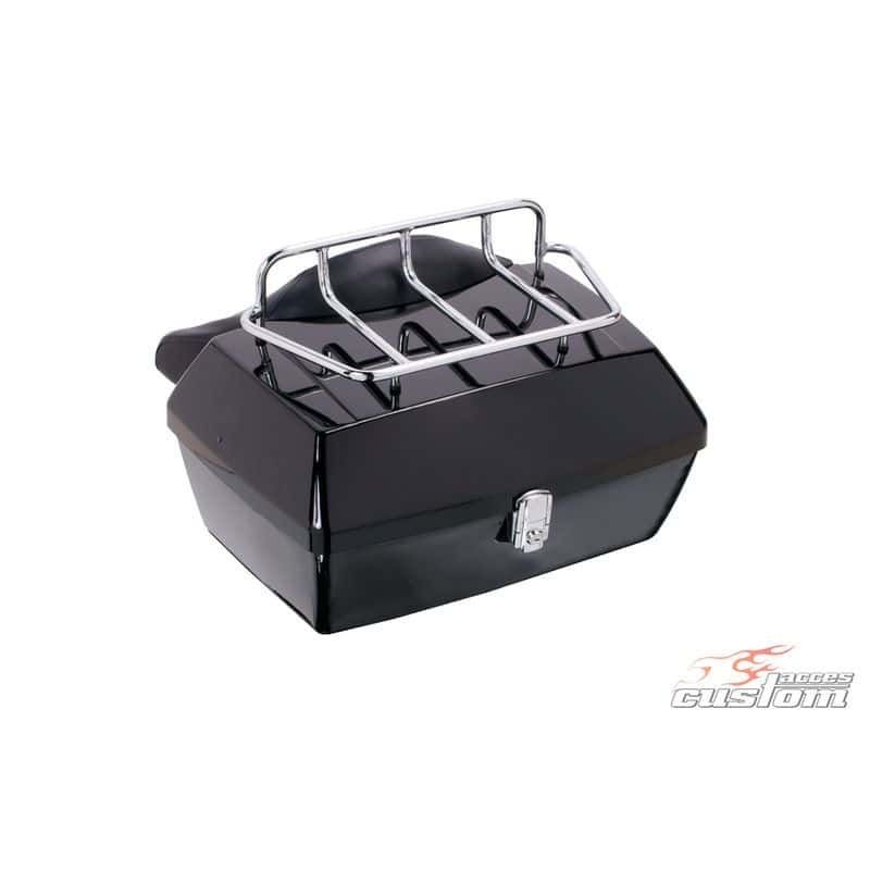 Topcase für Motorrad CUSTOMACCES TRAVEL schwarz - Klasse II