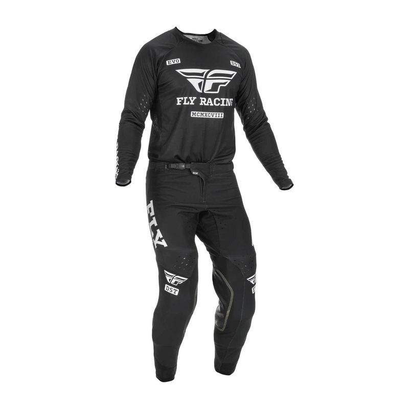 Motocross-Hose FLY Racing Evolution DST 2022 weiß-schwarz