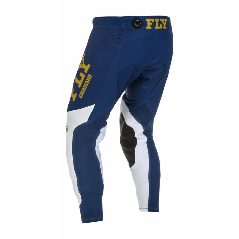 Motocross-Hose FLY Racing Evolution DST 2022 blau-weiß-gold