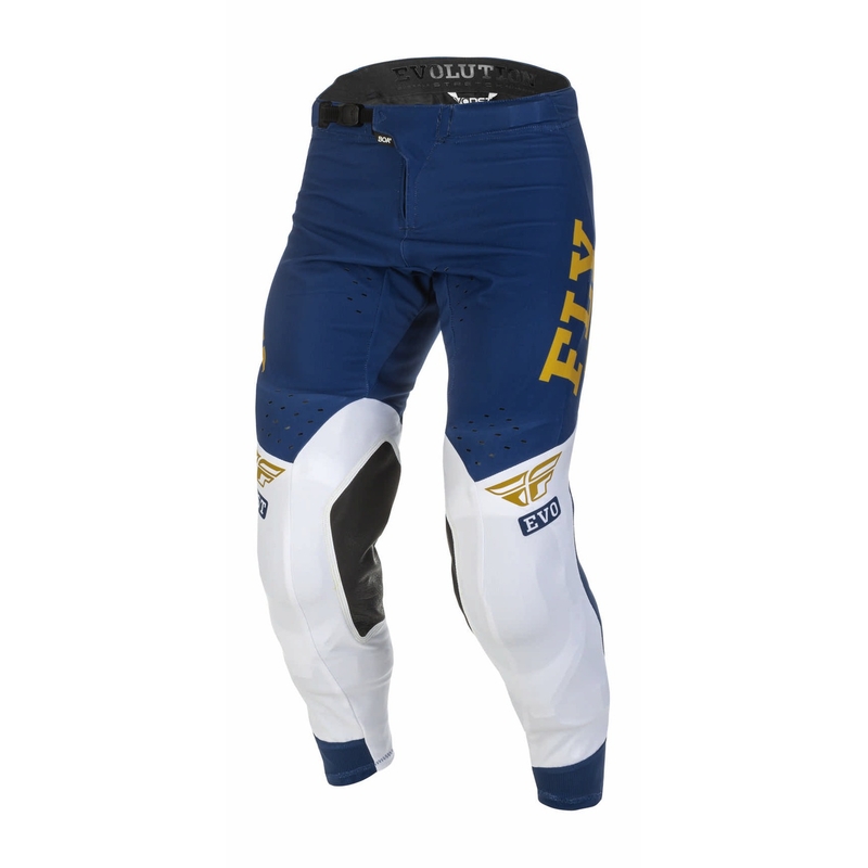 Motocross-Hose FLY Racing Evolution DST 2022 blau-weiß-gold