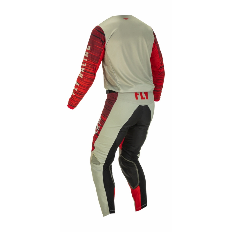 Motocross-Hose FLY Racing Kinetic Wawe 2022 grau und rot
