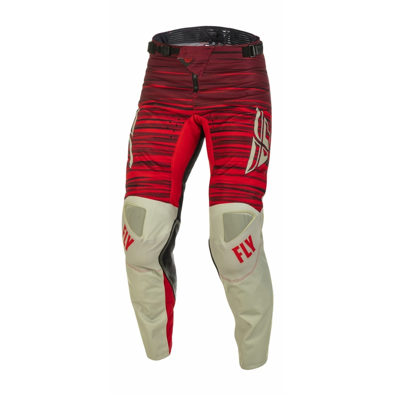 Motocross-Hose FLY Racing Kinetic Wawe 2022 grau und rot