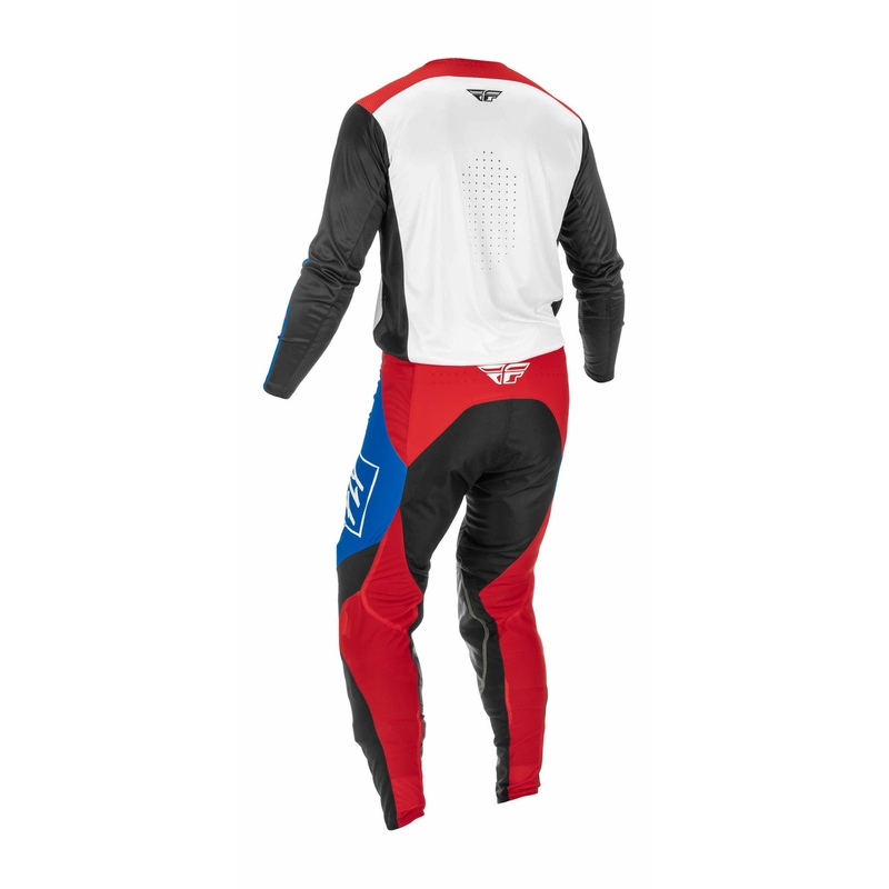 Motocross-Hose FLY Racing Lite 2022 rot-schwarz-blau