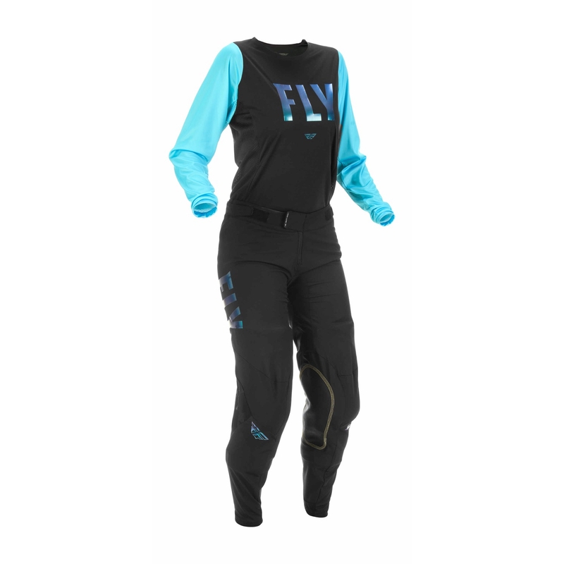 Damen Motocross-Hose FLY Racing Lite 2022 blau-schwarz