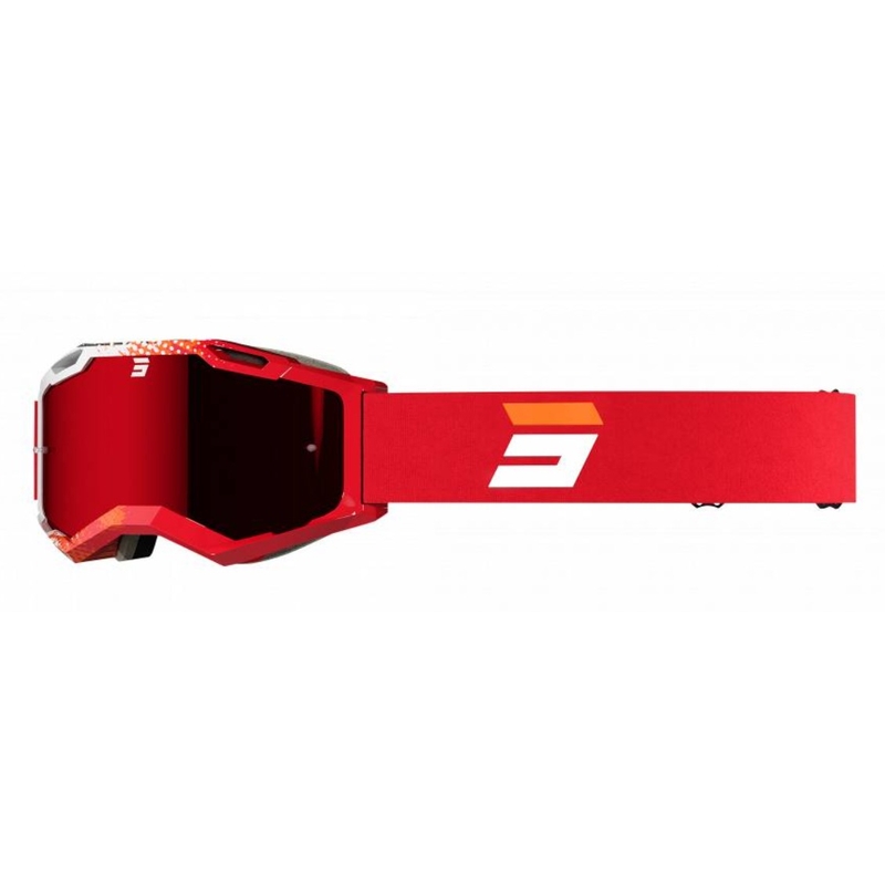 Motocross-Schutzbrille Shot Iris 2.0 Fusion rot
