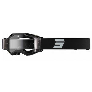 Motocross-Schutzbrille Shot Iris 2.0 Tech Roll-Off schwarz
