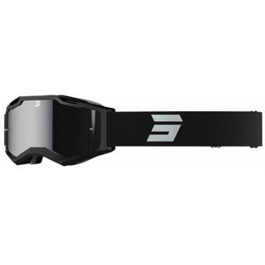 Motocross-Schutzbrille Shot Iris 2.0 Tech schwarz