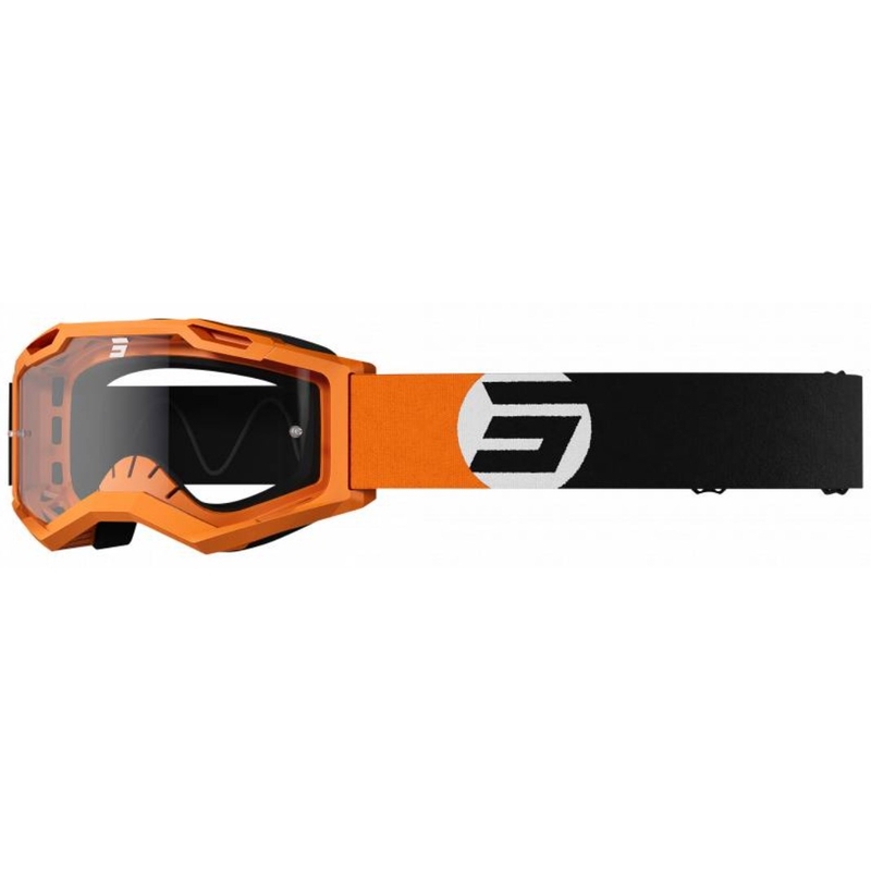 Motocross-Schutzbrille Shot Assault 2.0 Astro schwarz-orange