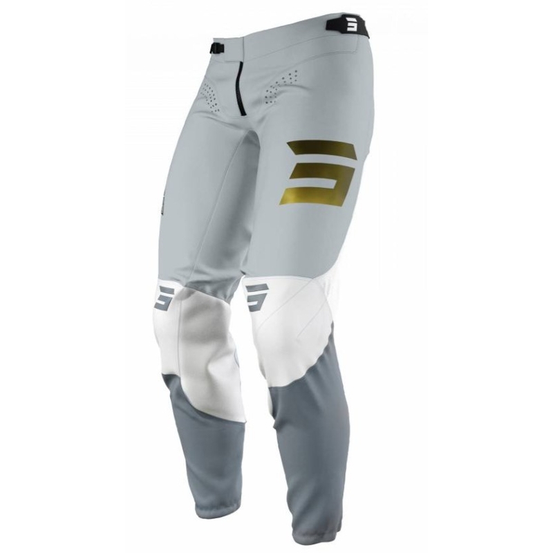 Shot Aerolite Prime Motocross-Hose weiß-grau
