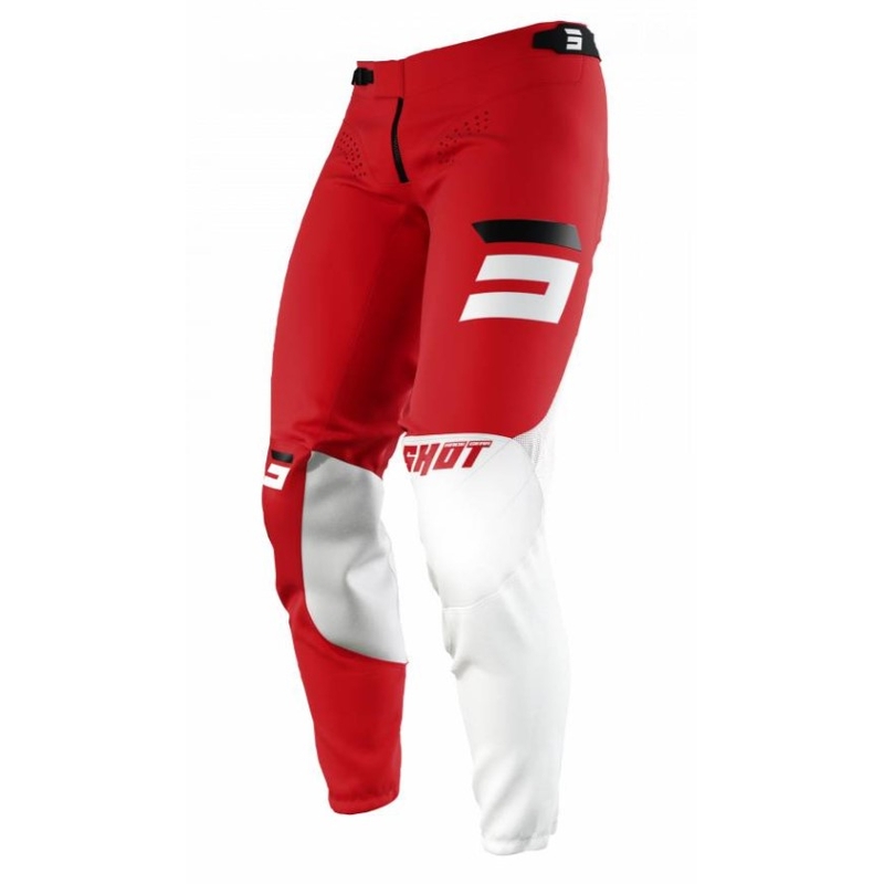 Motocross-Hose Shot Aerolite Gradient weiß-rot