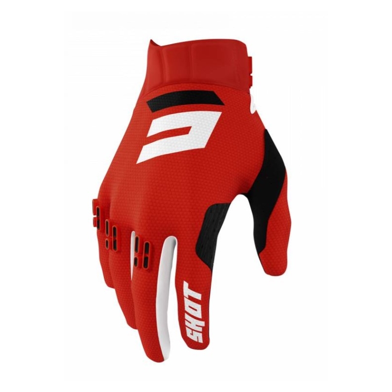Motocross Handschuhe Shot Aerolite Gradient Rot