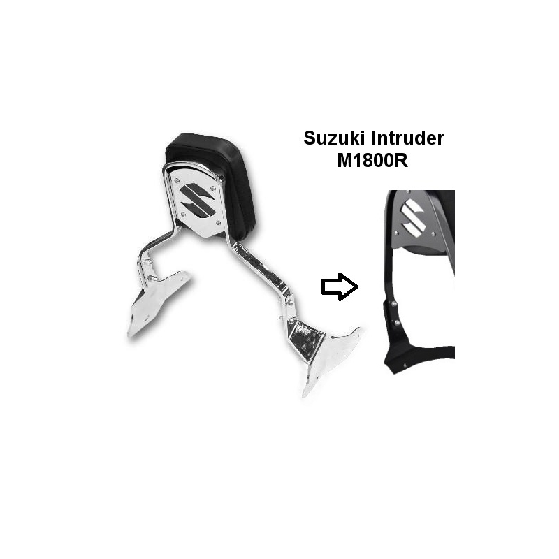 Beifahrersitzlehne - Suzuki Intruder M1800R schwarz Ausverkauf
