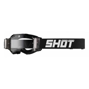 Motocross-Schutzbrille Shot Assault 2.0 Solid Roll-Off schwarz
