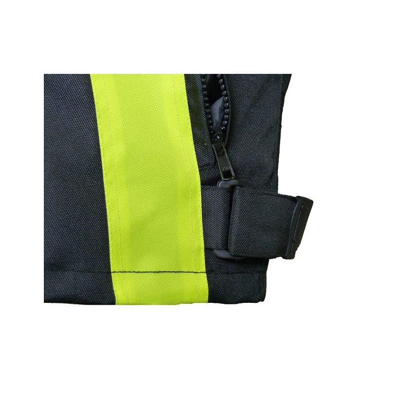 Motorradjacke RSA ST-01 schwarz-fluorgelb - II. Qualität