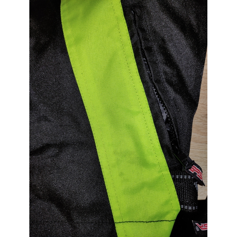 Motorradjacke RSA ST-01 schwarz-fluorgelb - II. Qualität