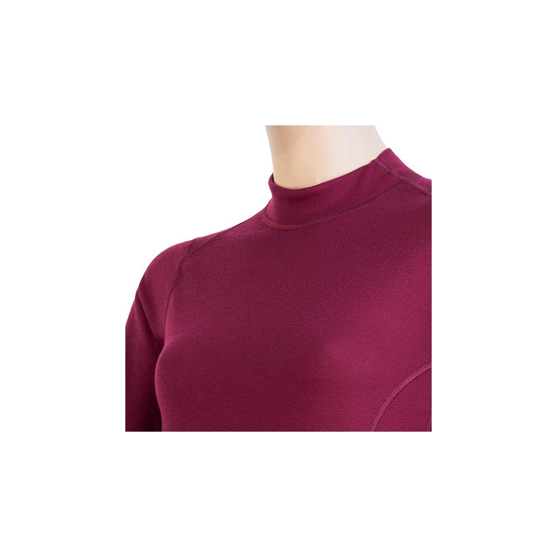 Damen Funktionsshirt Sensor Double Face lila - langarm Ausverkauf