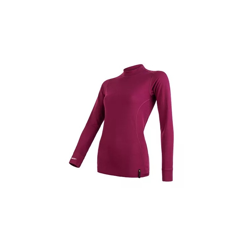 Damen Funktionsshirt Sensor Double Face lila - langarm Ausverkauf