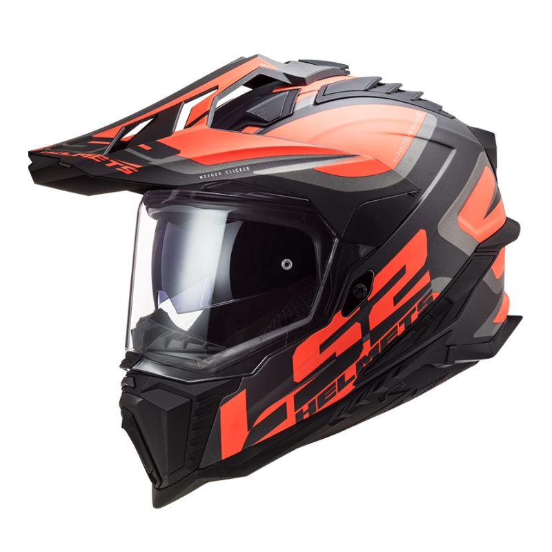 Endurohelm LS2 MX701 Explorer Alter schwarz-orange-grau - II.