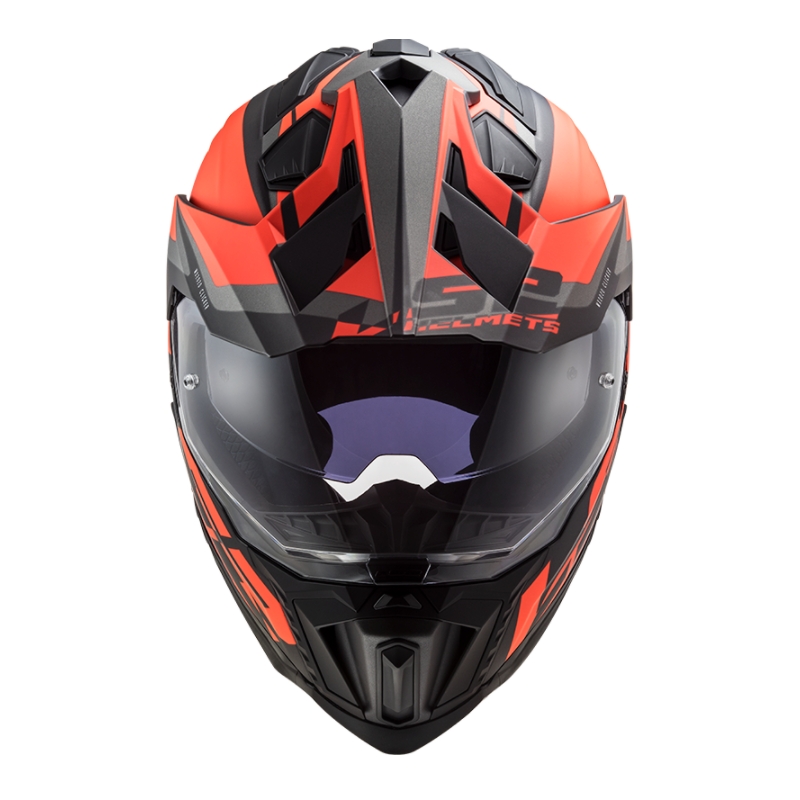 Endurohelm LS2 MX701 Explorer Alter schwarz-orange-grau - II.