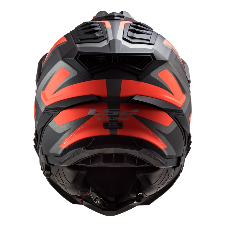 Endurohelm LS2 MX701 Explorer Alter schwarz-orange-grau - II.