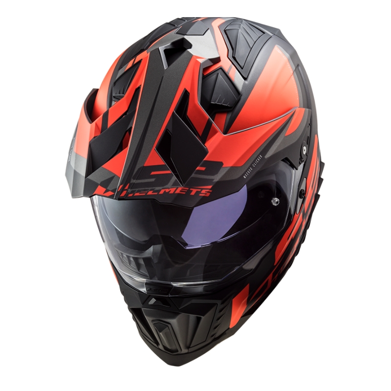 Endurohelm LS2 MX701 Explorer Alter schwarz-orange-grau - II.