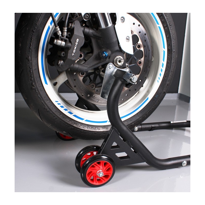 Motorrad-Vorderradständer mit Rädern R-TOOL EVO