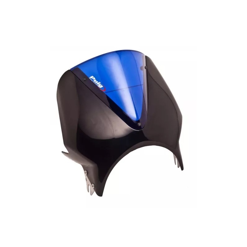 Windschirm PUIG VISION schwarz/blau