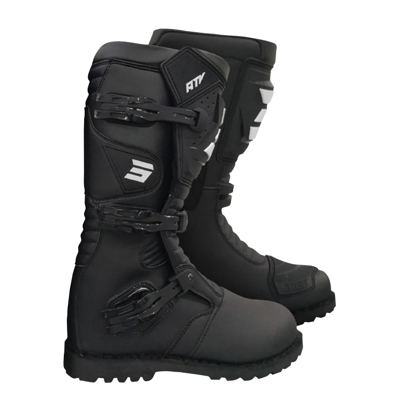 Shot ATV/Trail 2.0 Motorradstiefel schwarz Abverkauf Ausverkauf